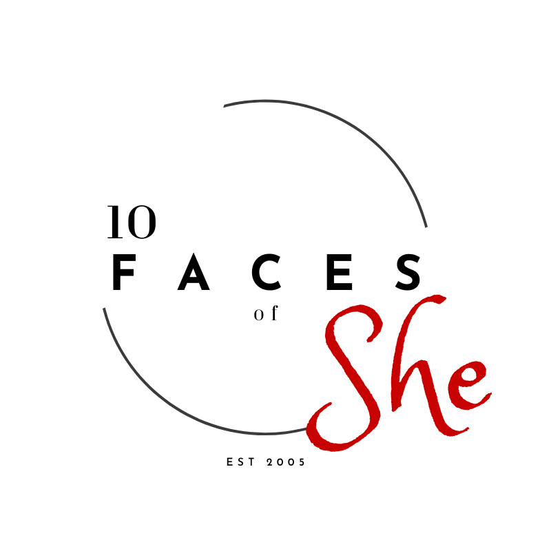 Ten Faces of She logo